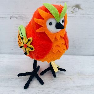 2021 Target Bird Orange Lime Green Spritz Halloween Featherly Friends Decor